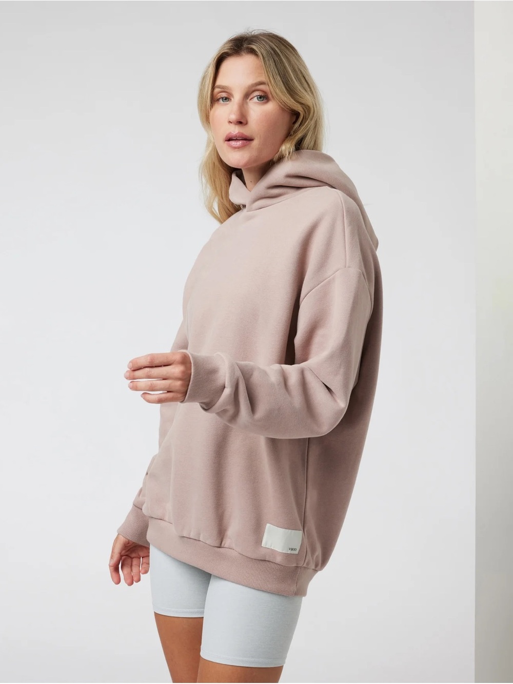Vuori Oversized Hooded Pullover Sweatshirt - Women’s XS! Color: Canyon Clay